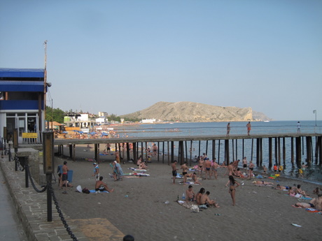 Sudak beach Crimea
