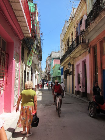 Colourful Hanava street