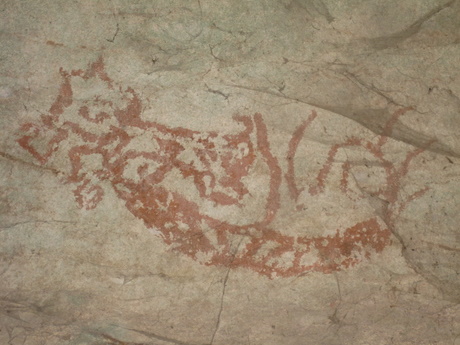 Niah caves painting