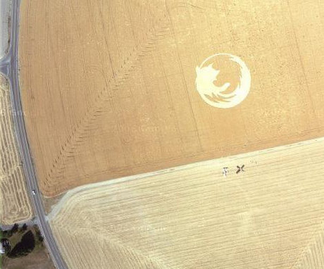 Firefox crop circle