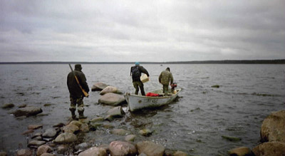 On Ladoga Lake - in wild company